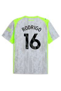 Fotbalové Dres Manchester City Rodri Hernandez #16 Třetí Oblečení 2025-26 Krátký Rukáv
